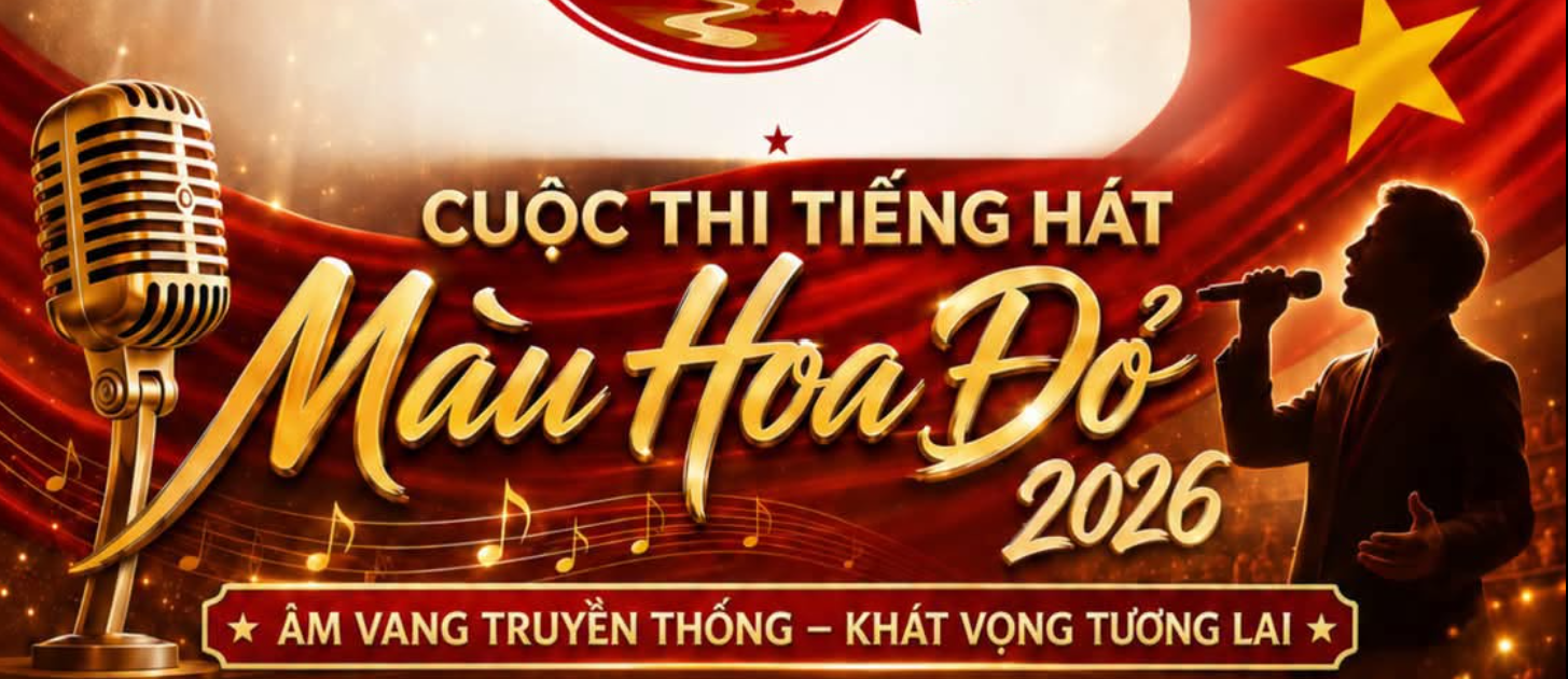 Nhận diện chính thức Cuộc Thi Tiếng Hát Màu Hoa Đỏ 2026